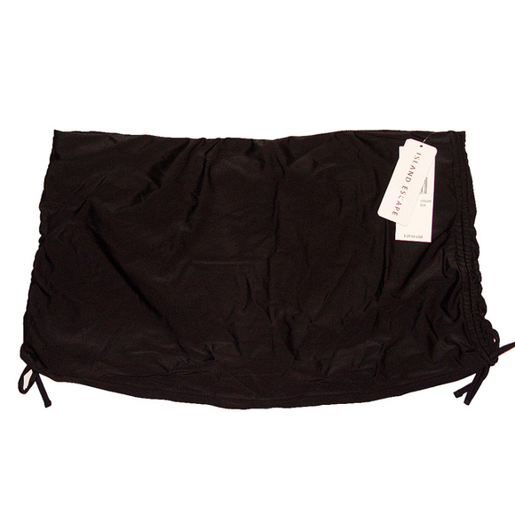 Macy's Hamptons Ruched Skirted Bikini Bottom NWT - Picture 3 of 3